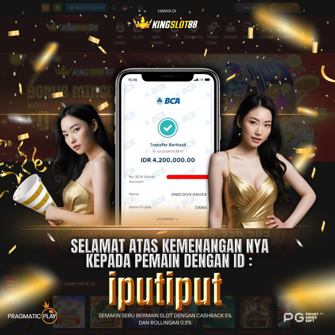 SELAMAT ATAS KEMENANGANNYA UNTUK ID :iputiput